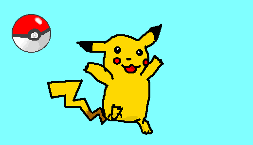 Rysunek  pt. "Pikachu" - autor: Magosia