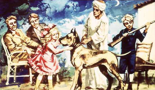 Z okazji wit Boego Narodzenia dzieci otrzymay prezenty: Sta upragniony sztucer, a Nel psa Sab. Ojcowie ich musieli natychmiast wyjecha do prowincji El-Fajum, aby w niej dokona oceny robt.